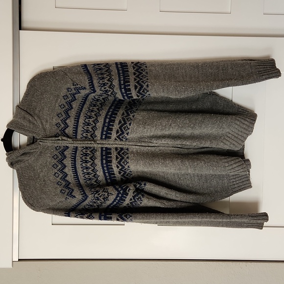 Franco Danti Made In Italy Men's Zip up Sweater Wool Size L - Picture 1 of 6